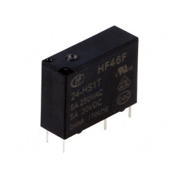 Releu Electromagnetic SPST-NO 24VDC 5A 250VAC | Electronic-mag.ro | Componente Electronice