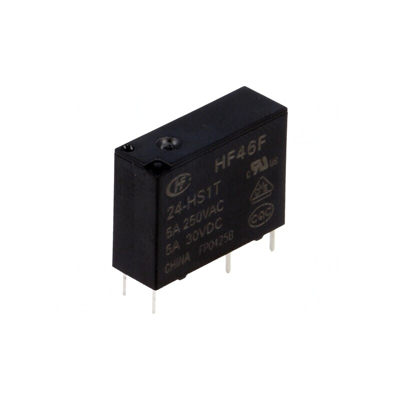 Releu Electromagnetic SPST-NO 24VDC 5A 250VAC | Electronic-mag.ro | Componente Electronice
