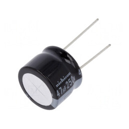 Condensator Electrolitic THT 47uF 250V 20x15mm | Electronic-mag.ro | Componente Electronice