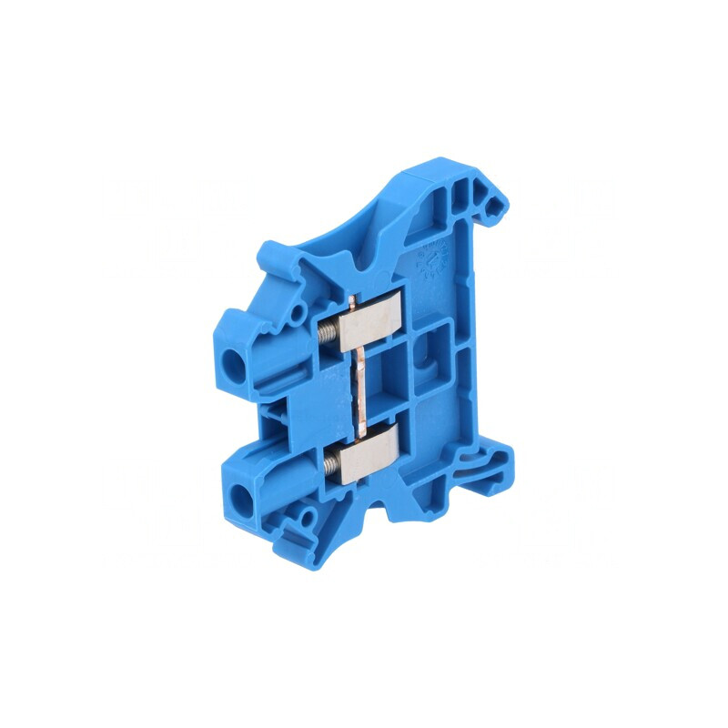 Conector de șine 0,14-4mm² 2 borne albastru | Electronic-mag.ro | Componente Electronice