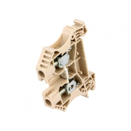 Conector Îmbinare Șine 6mm2 1P 2B Bej 7.9mm | Electronic-mag.ro | Componente Electronice