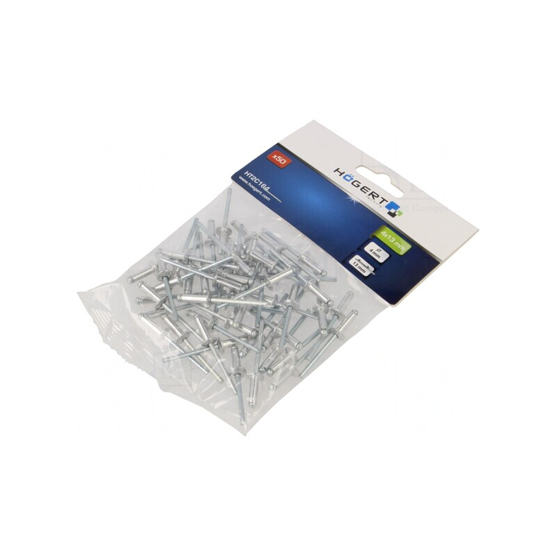 Diblu Aluminiu 4mm x 13mm - 50buc | Electronic-mag.ro | Componente Electronice
