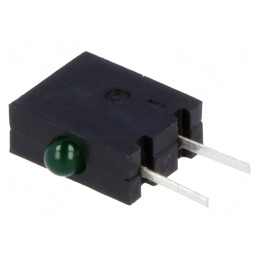 LED orizontală verde 1,8mm 20mA 40° | Electronic-mag.ro | Componente Electronice