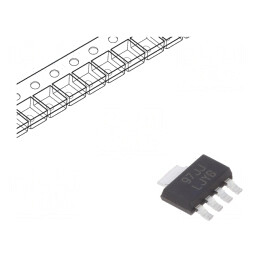 Stabilizator Tensiune LDO 3,3V 0,5A SMD