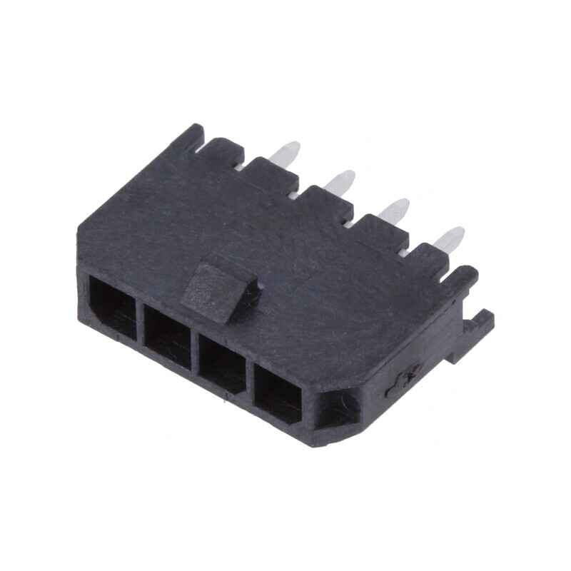 Soclu cablu-placă Micro-Fit 3.0 4 pini aurit | Electronic-mag.ro | Componente Electronice