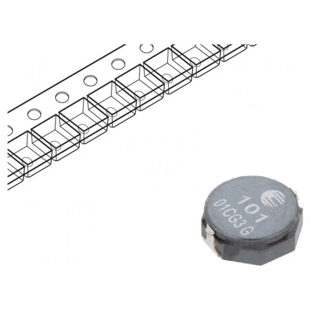 Inductor SMD 100uH 800mA 330mΩ ±30% | Electronic-mag.ro | Componente Electronice
