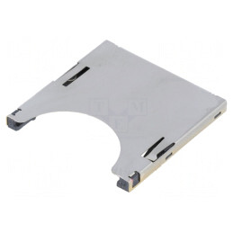 Conector carduri SD push-push SMT auriu | Electronic-mag.ro | Componente Electronice