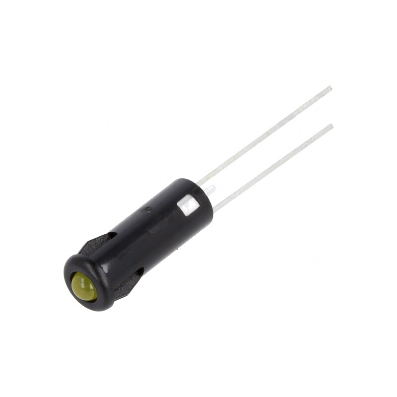 Lampă LED Galbenă Ø5,2mm IP40 pentru PCB | Electronic-mag.ro | Componente Electronice