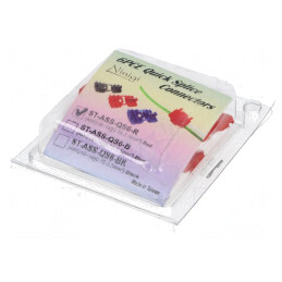 Conectori IDC cu Eliberare Rapidă 0,75-2,5mm² Roșii (6 Bucăți) | Electronic-mag.ro | Componente Electronice