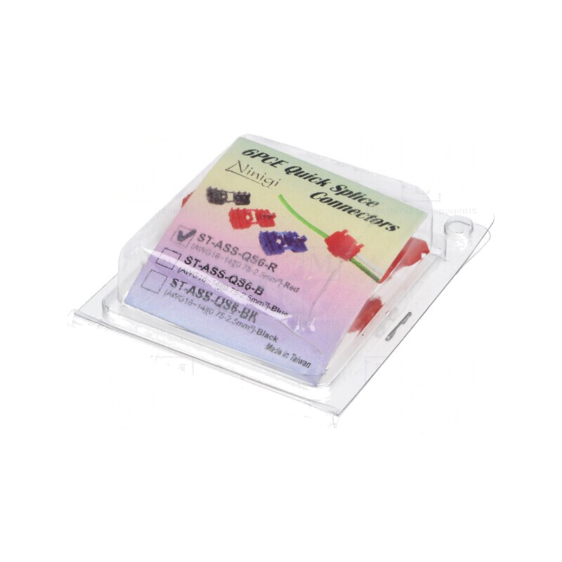 Conectori IDC cu Eliberare Rapidă 0,75-2,5mm² Roșii (6 Bucăți) | Electronic-mag.ro | Componente Electronice