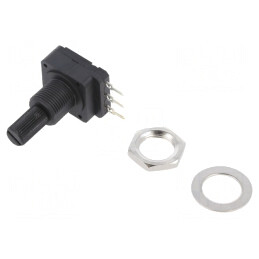 Potentiometru Axial 5kΩ 200mW THT 6,25mm Plastic Mono | Electronic-mag.ro | Componente Electronice