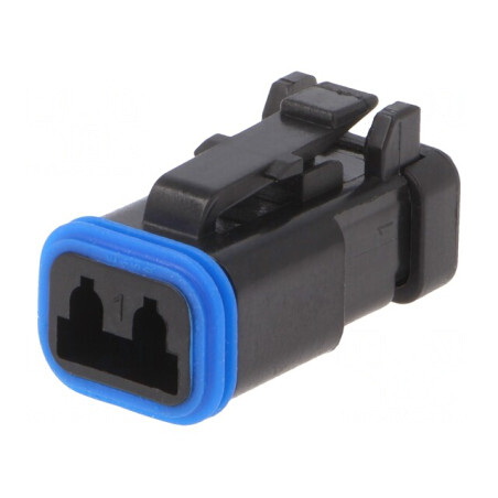 Conector cablu-cablu PX0 2 PIN mamă negru | Electronic-mag.ro | Componente Electronice
