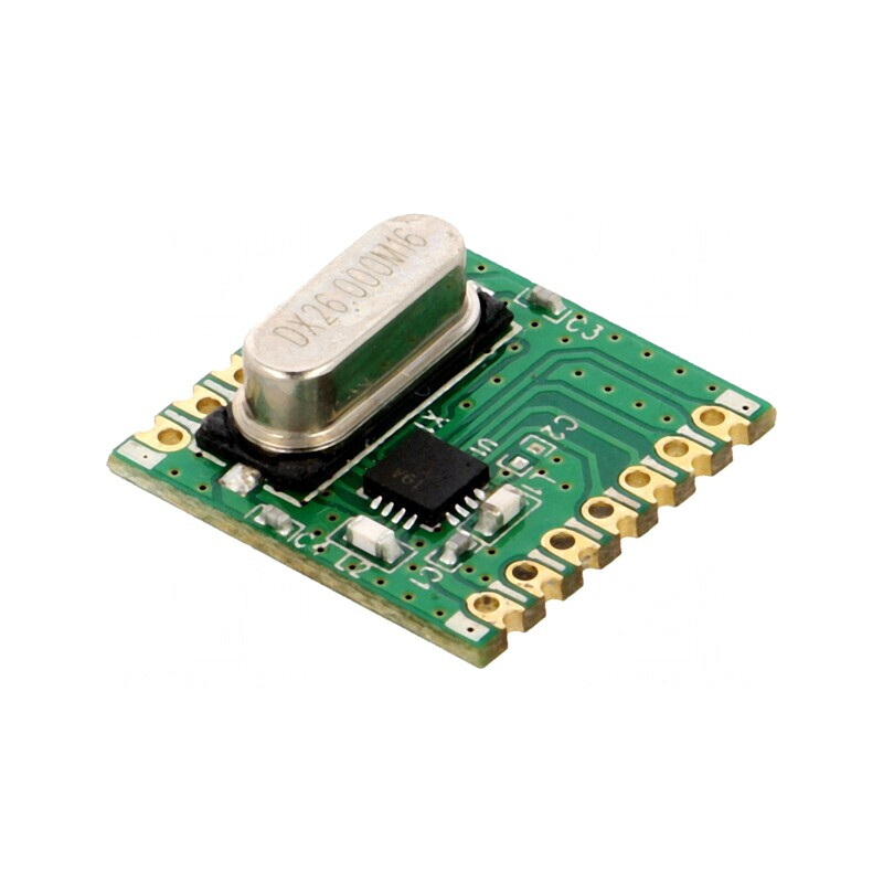 Receptor RF FM FSK/GFSK/OOK 433.92MHz SPI SMD | Electronic-mag.ro | Componente Electronice