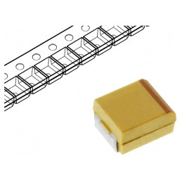 Condensator Tantal 33uF 25V SMD | Electronic-mag.ro | Componente Electronice