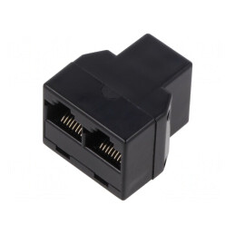 Splitter Cat 5e RJ45 Soclu x2 Y | Electronic-mag.ro | Componente Electronice
