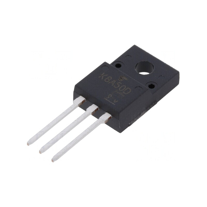 N-MOSFET Tranzistor 500V 8A TO220FP | Electronic-mag.ro | Componente Electronice