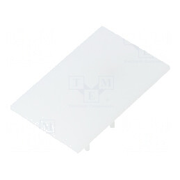 Obturator Lăptos pentru Profil LED 2 Buc Plexiglass PMMA | Electronic-mag.ro | Componente Electronice