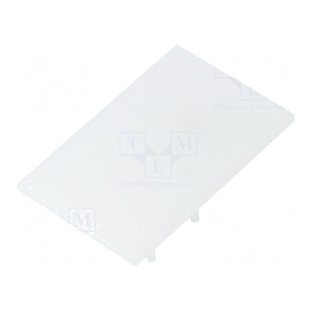Obturator Lăptos pentru Profil LED 2 Buc Plexiglass PMMA | Electronic-mag.ro | Componente Electronice