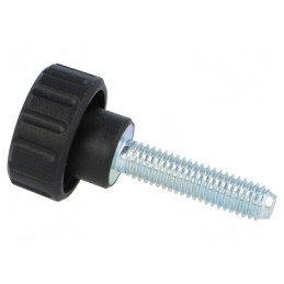 Buton Reglare Poliamidă Ø20mm M6 25mm | Electronic-mag.ro | Componente Electronice