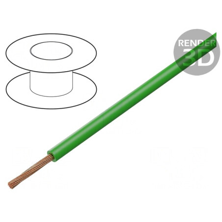 Cablu Auto FLRY-A 0,5mm Verde 60V | Electronic-mag.ro | Componente Electronice