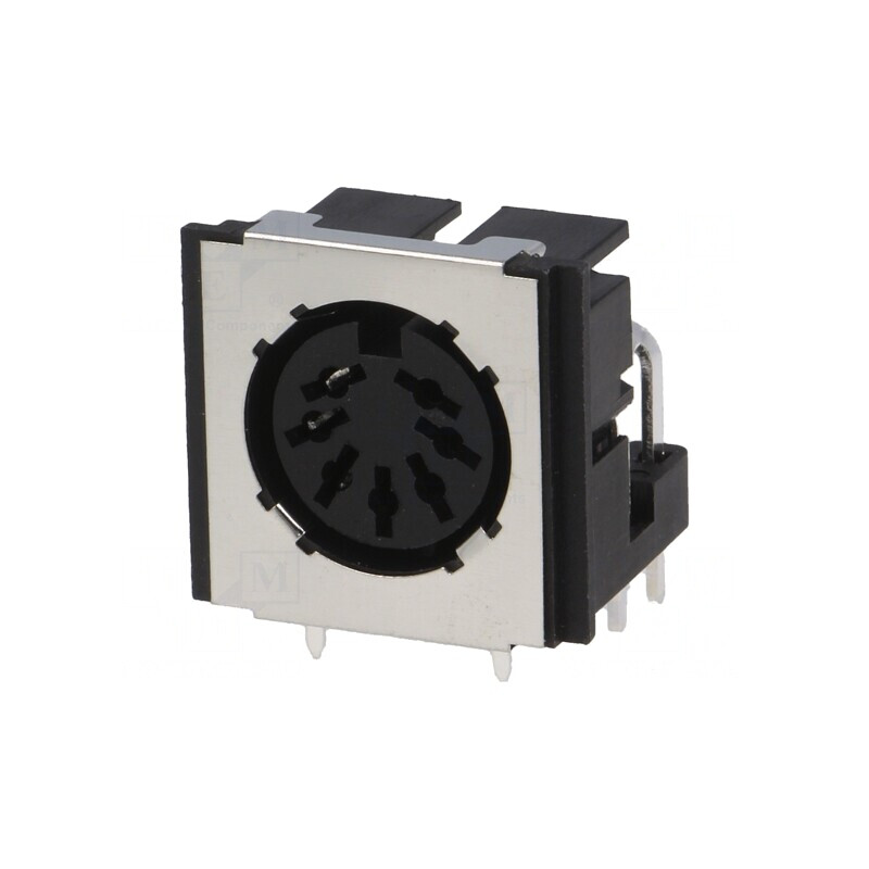 Soclu DIN mamă ecranat 7 pini 270° unghi 90° THT | Electronic-mag.ro | Componente Electronice Soclu DIN mamă ecranat 7 pini 270° unghi 90° THT | Electronic-mag.ro | Componente Electronice