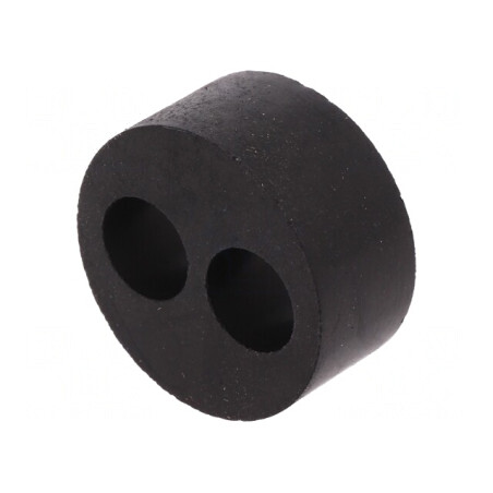 Insert Presetupă 9mm M32 IP54 Cauciuc NBR 2 Orificii | Electronic-mag.ro | Componente Electronice