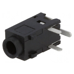 Soclu Jack 2,5mm Stereo PCB 90° | Electronic-mag.ro | Componente Electronice