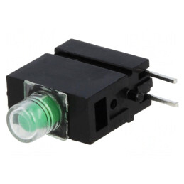 LED 3mm Verde 20mA 40° | Electronic-mag.ro | Componente Electronice
