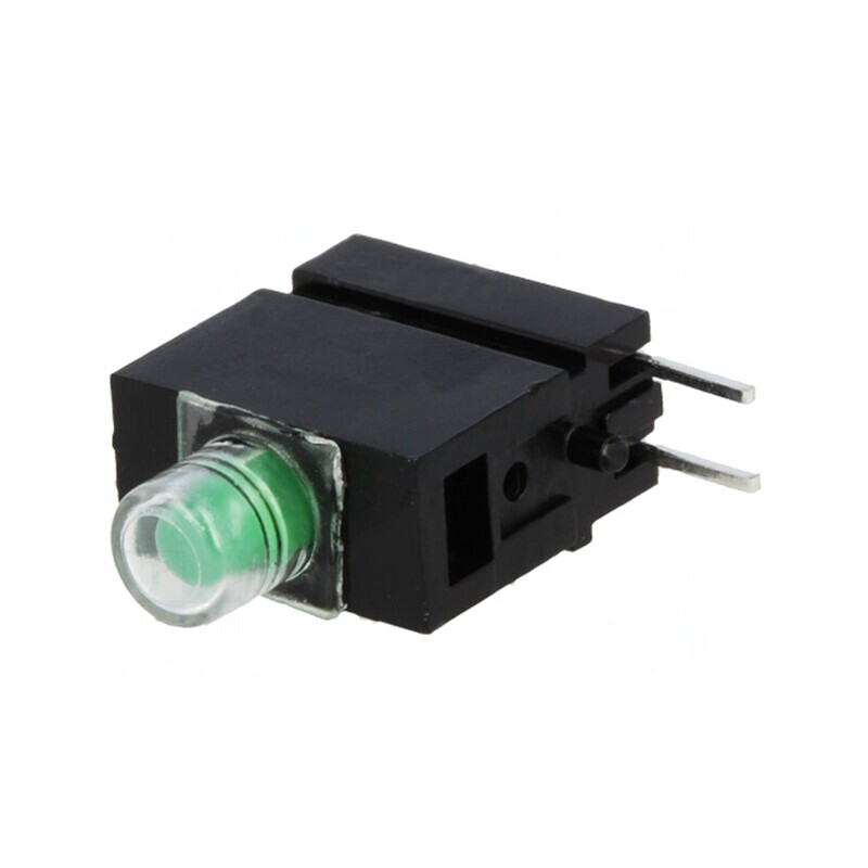 LED 3mm Verde 20mA 40° | Electronic-mag.ro | Componente Electronice
