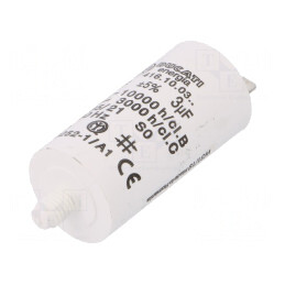 Condensator Motoare 3uF 425VAC ±5% | Electronic-mag.ro | Componente Electronice