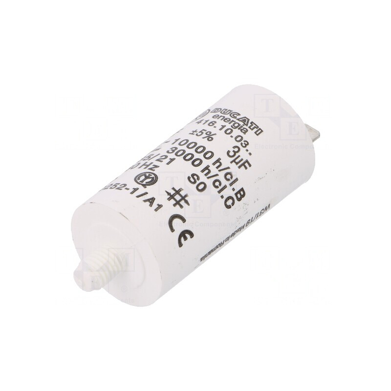 Condensator Motoare 3uF 425VAC ±5% | Electronic-mag.ro | Componente Electronice