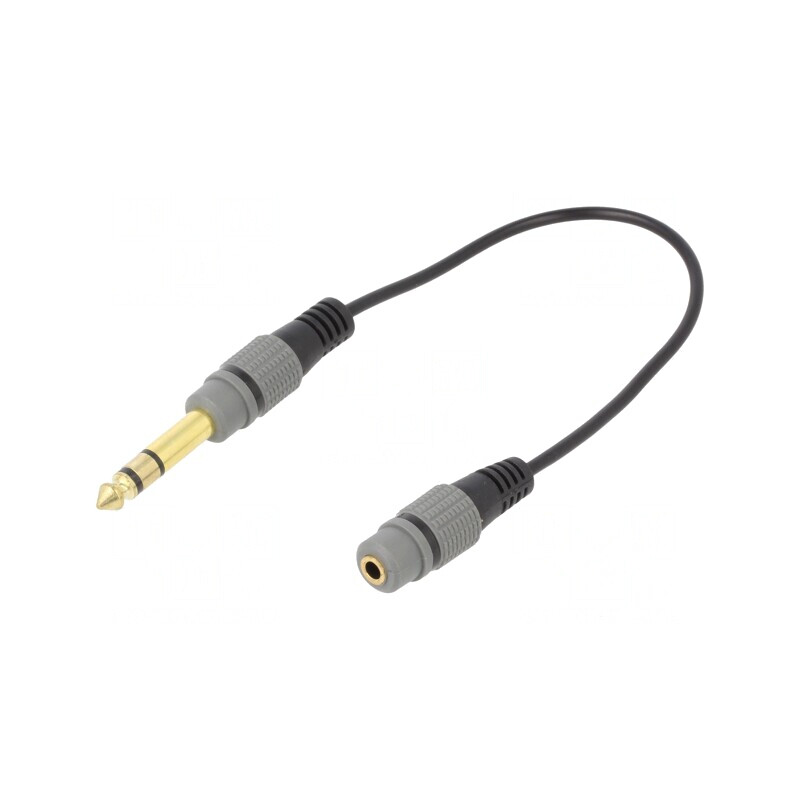 Adaptor Jack 3.5mm la Jack 6.3mm Aurit 0.2m | Electronic-mag.ro | Componente Electronice Adaptor Jack 3.5mm la Jack 6.3mm Aurit 0.2m | Electronic-mag.ro | Componente Electronice