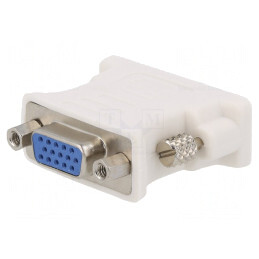 Convertor D-Sub 15pin HD la DVI-I Alb | Electronic-mag.ro | Componente Electronice