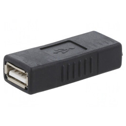 Adaptor USB 2.0 Dual Auriu Negru | Electronic-mag.ro | Componente Electronice