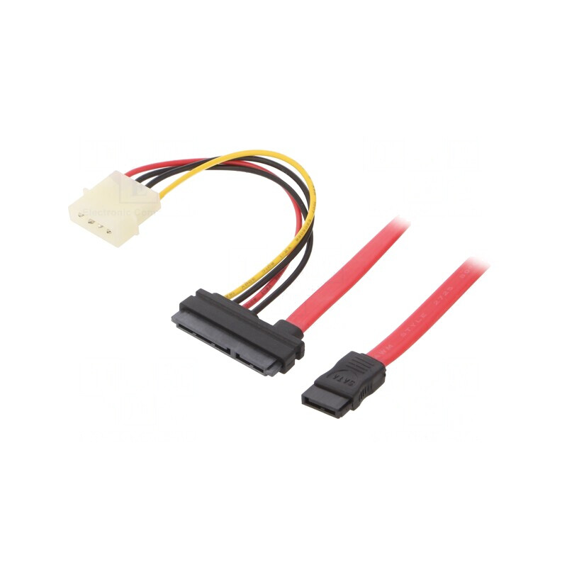 Cablu de Alimentare SATA 0.35m SATA III Cablexpert | Electronic-mag.ro | Componente Electronice