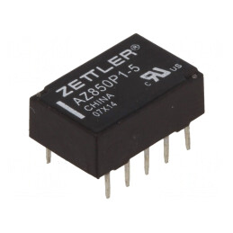 Releu Electromagnetic DPDT 5VDC 1A PCB | Electronic-mag.ro | Componente Electronice