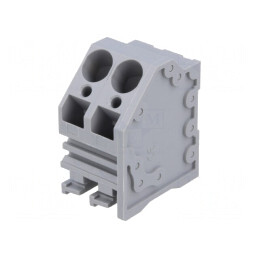 Regletă de conexiuni PCB unghi 7,5mm 2 piste 0,2-6mm2 | Electronic-mag.ro | Componente Electronice