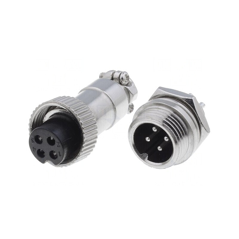 Soclu și Mufă Microfon MINI 4 PIN Tată-Mamă | Electronic-mag.ro | Componente Electronice