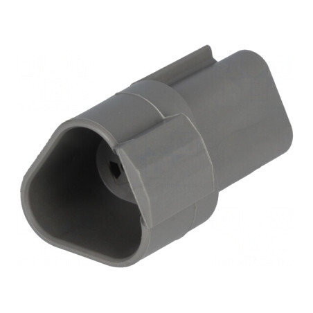 Conector Cablu-Cablu DT 3-Pin Gri IP68 | Electronic-mag.ro | Componente Electronice