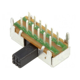 Comutator Glisant 2 Poziții 4PDT ON-ON THT | Electronic-mag.ro | Componente Electronice