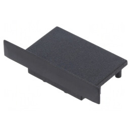 Obturator Negru pentru Profil LED, 2 Buc, ABS VARIO30-07 | Electronic-mag.ro | Componente Electronice