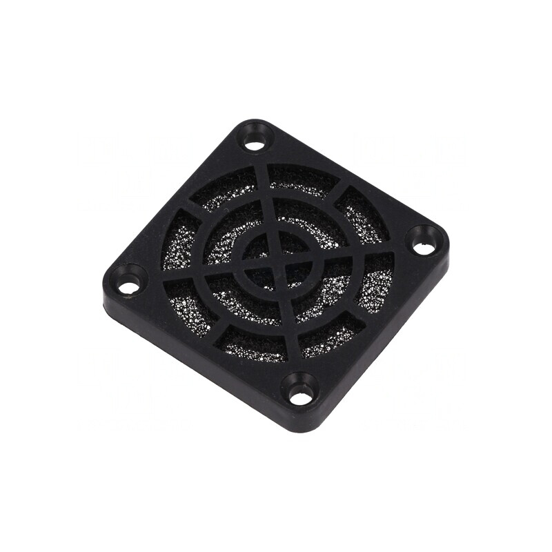 Protecție Plastic 40x40mm cu Șurub și Filtru 30PPI | Electronic-mag.ro | Componente Electronice