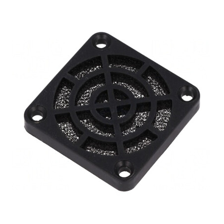 Protecție Plastic 40x40mm cu Șurub și Filtru 30PPI | Electronic-mag.ro | Componente Electronice