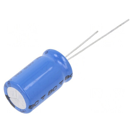 Condensator Electrolitic THT 220uF 63V 12.5x20mm 20% | Electronic-mag.ro | Componente Electronice