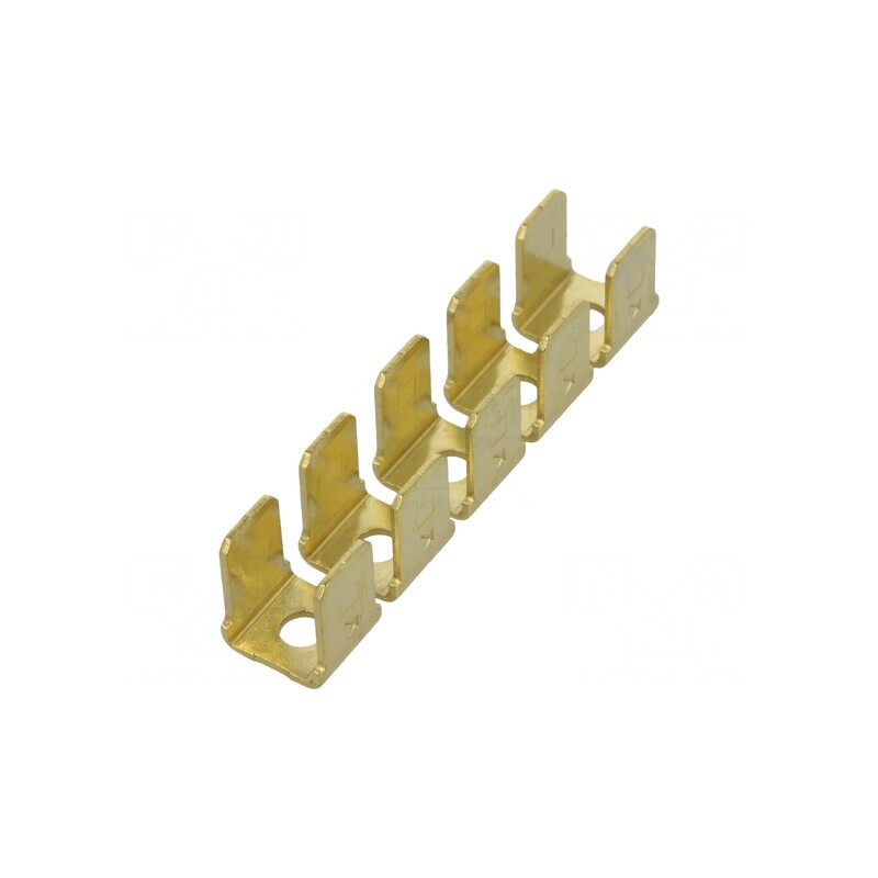 Conector Tată Dublă Alamă 6,4mm x 0,8mm M3 10x | Electronic-mag.ro | Componente Electronice