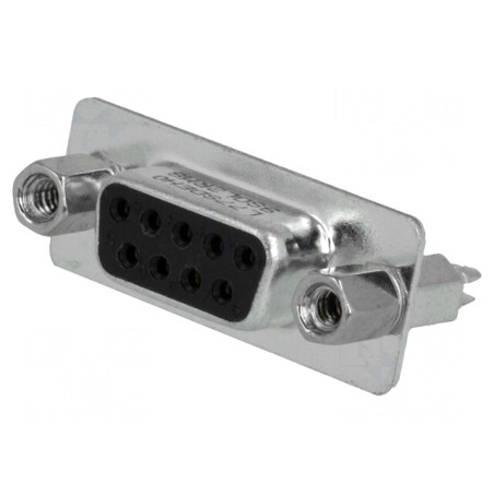 Conector D-Sub 9 Pin Mufă pentru PCB THT 5A | Electronic-mag.ro | Componente Electronice