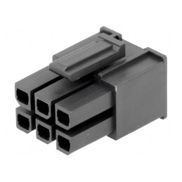 Mufă cablu PCB mamă Mega-Fit 5,7mm 6 pini 23A | Electronic-mag.ro | Componente Electronice
