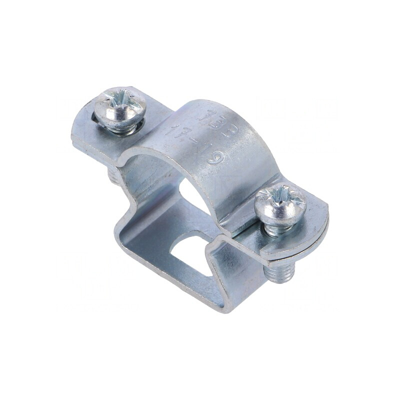 Colier cu șurub 45mm oțel zincat 17-19mm | Electronic-mag.ro | Componente Electronice