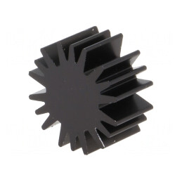 Radiator LED Negru 20mm x 10mm | Electronic-mag.ro | Componente Electronice