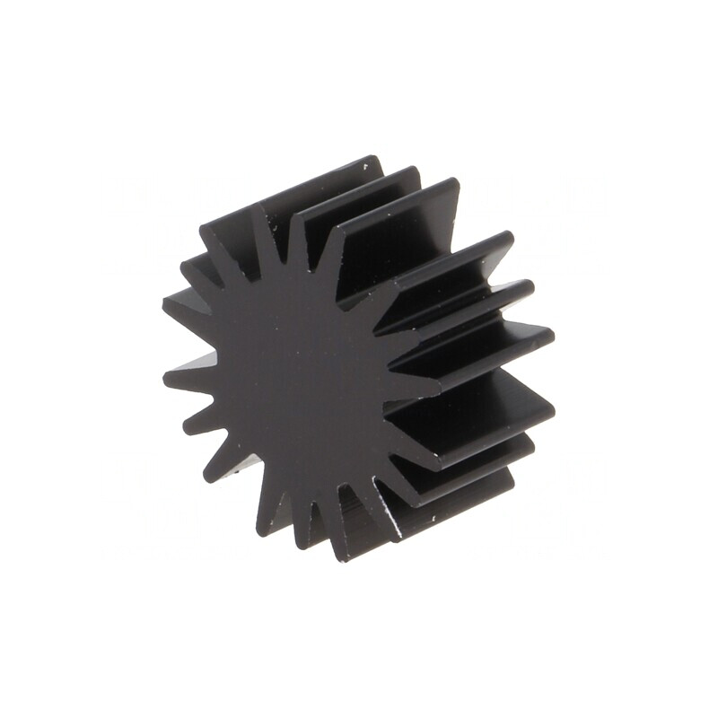 Radiator LED Negru 20mm x 10mm | Electronic-mag.ro | Componente Electronice